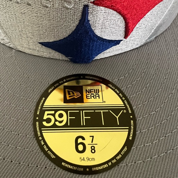 Fitted , New Era Pittsburg Steelers hat 6 7/8 - Picture 7 of 8